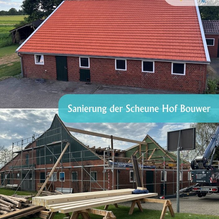 🔨🏡 𝑯𝒊𝒏𝒕𝒆𝒓 𝒆𝒊𝒏𝒆𝒎 𝒈𝒖𝒕𝒆𝒏 𝒁𝒖𝒉𝒂𝒖𝒔𝒆 𝒔𝒕𝒆𝒄𝒌𝒕 𝒐𝒇𝒕 𝒗𝒊𝒆𝒍 𝑨𝒓𝒃𝒆𝒊𝒕.

In nur sechs Wochen wurde die Scheune unserer ländlich gelegenen...