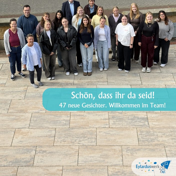 👋 47 neue Gesichter. 47 neue Geschichten. Herzlich willkommen im Eylarduswerk!

Zum 01.08. und 01.09. durften wir...